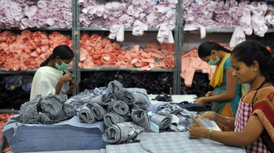 Garment workers in Bangalore, India.