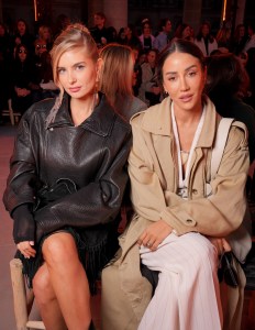 Xenia Adonts and Tamara Kalinic at Isabel Marant Spring 2025 Ready-to-Wear Show at Paris Fashion Week