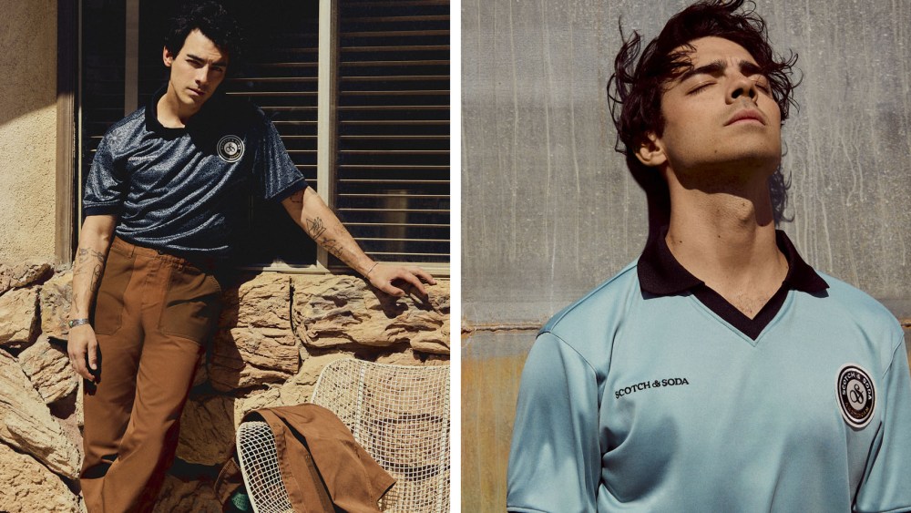 Scotch & Soda x Joe Jonas capsule collection campaign.