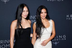 Stephanie Suganami and Kim Kardashian at Kering’s 3rd Annual Caring For Women Dinner held at The Pool on September 9, 2024 in New York City.