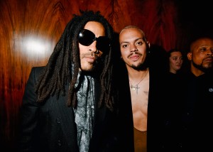Lenny Kravitz and Evan Ross