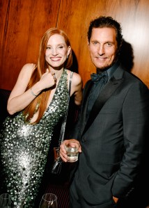 Jessica Chastain and Matthew McConaughey