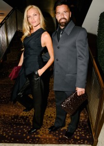 Esther Cañadas and Ricky Martin