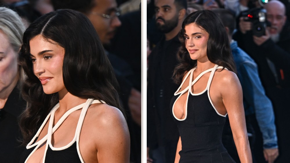 Kylie Jenner attending the Schiaparelli's spring 2025 show, paris fashion week