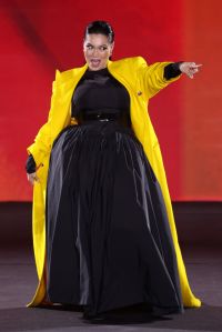 PARIS, FRANCE - SEPTEMBER 23: (EDITORIAL USE ONLY - For Non-Editorial use please seek approval from Fashion House) Glamzilla walks the runway during "Le Défilé L'Oréal Paris – Walk Your Worth" Womenswear Spring-Summer 2025 show as part of Paris Fashion Week on September 23, 2024 in Paris, France. (Photo by Pascal Le Segretain/Getty Images)