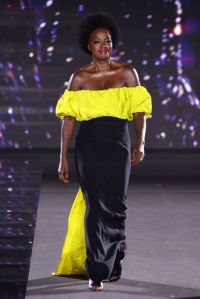 PARIS, FRANCE - SEPTEMBER 23: (EDITORIAL USE ONLY - For Non-Editorial use please seek approval from Fashion House) Viola Davis walks the runway during "Le Défilé L'Oréal Paris – Walk Your Worth" Womenswear Spring-Summer 2025 show as part of Paris Fashion Week on September 23, 2024 in Paris, France. (Photo by Pascal Le Segretain/Getty Images)
