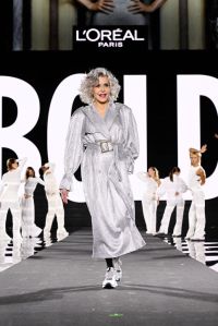 PARIS, FRANCE - SEPTEMBER 23: Jane Fonda walks the runway during "Le Défilé L'Oréal Paris – Walk Your Worth" Womenswear Spring-Summer 2025 show as part of Paris Fashion Week on September 23, 2024 in Paris, France. (Photo by Kristy Sparow/Getty Images for L'Oréal Paris)
