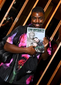 Tyrell Hampton at the Marc Jacobs x HighSnobiety event held at BOOM at the Standard Highline during New York Ready to Wear Fashion Week on September 5, 2024 in New York, New York.