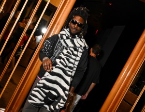 SAINt JHN at the Marc Jacobs x HighSnobiety event held at BOOM at the Standard Highline during New York Ready to Wear Fashion Week on September 5, 2024 in New York, New York.