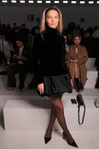Ellie Thumann at Max Mara Spring 2025 Ready to Wear Fashion Show Photos at Milan Fashion Week