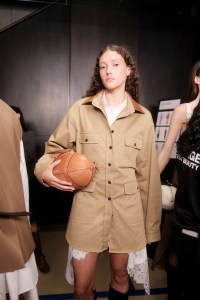Backstage at Monse Spring 2025 Ready-to-Wear Collection