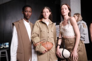 Backstage at Monse Spring 2025 Ready-to-Wear Collection
