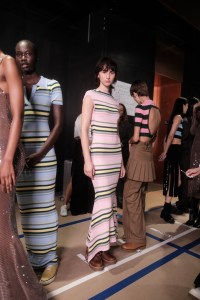 Backstage at Monse Spring 2025 Ready-to-Wear Collection
