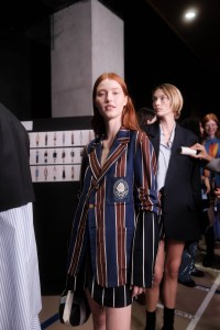 Backstage at Monse Spring 2025 Ready-to-Wear Collection