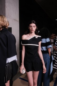 Backstage at Monse Spring 2025 Ready-to-Wear Collection