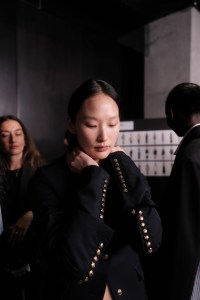 Backstage at Monse Spring 2025 Ready-to-Wear Collection