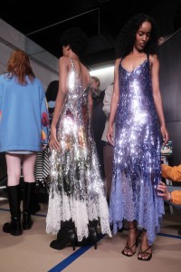 Backstage at Monse Spring 2025 Ready-to-Wear Collection
