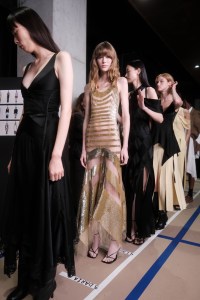 Backstage at Monse Spring 2025 Ready-to-Wear Collection