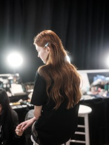 Backstage at Monse Spring 2025 Ready-to-Wear Collection