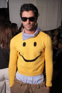 Marc Forne at Moschino Spring 2025 Ready to Wear Fashion Show at Milan Fashion Week