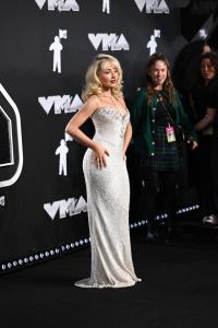 Sabrina Carpenter at the 2024 MTV Video Music Awards held at UBS Arena on September 11, 2024 in Elmont, New York.