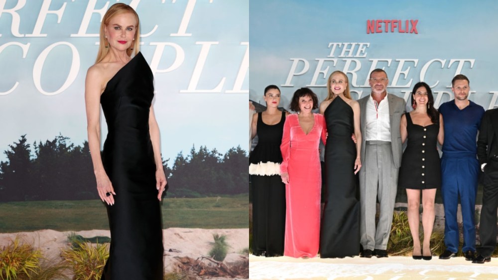 Nicole Kidman attends the UK Premiere of "The Perfect Couple" at BFI IMAX Waterloo.