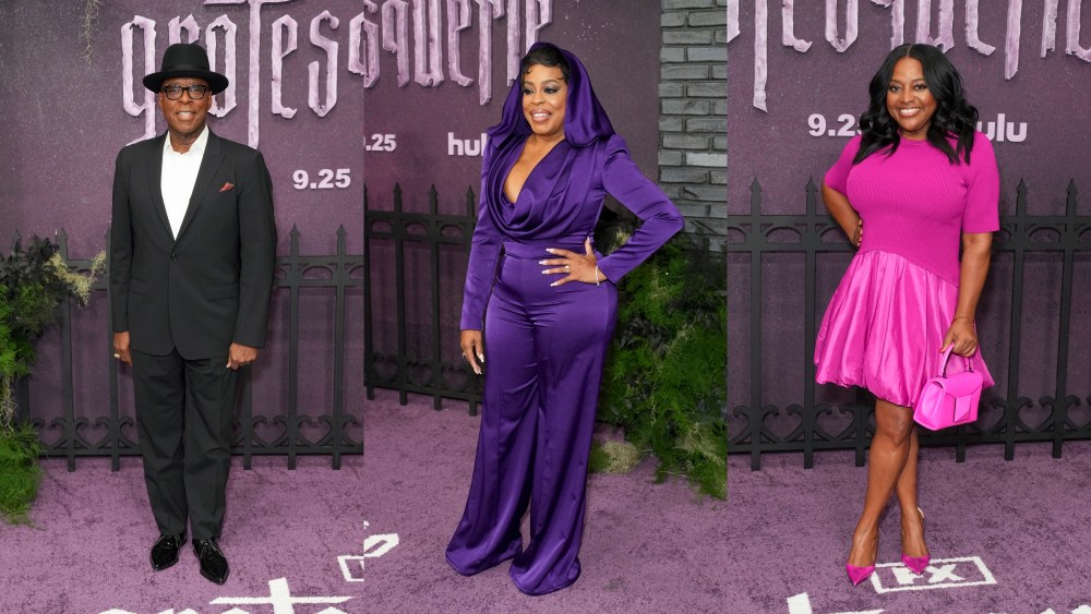 Courtney B. Vance, Niecy Nash, Sherri Shepherd, Grotesquerie premiere, red carpet