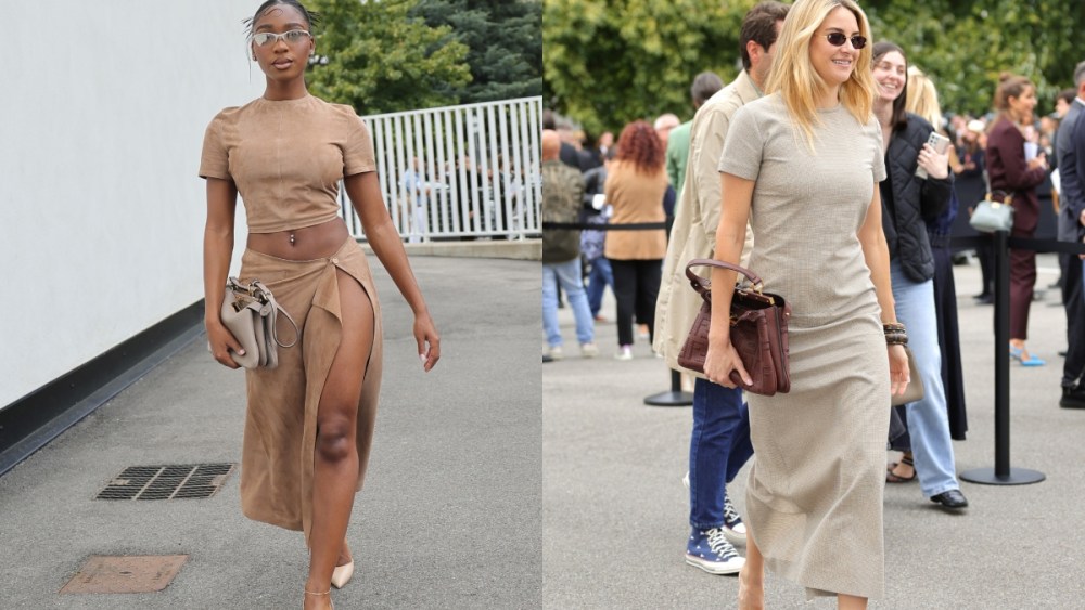 Normani and Shailene Woodley arriving at the Fendi fashion show during Milan Fashion Week.