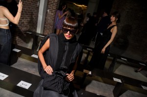 Katya Tolstova at the 3.1 Phillip Lim Spring 2025 Ready-to-Wear show.