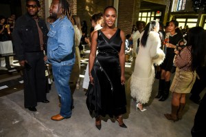 Tika Sumpter at the 3.1 Phillip Lim Spring 2025 Ready-to-Wear show.