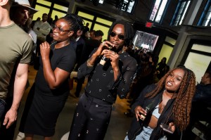 Fireboy DML at the 3.1 Phillip Lim Spring 2025 Ready-to-Wear show.