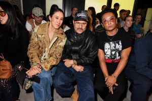 Eva Chen, Willy Chavarria and Prabal Gurung at the 3.1 Phillip Lim Spring 2025 Ready-to-Wear show.