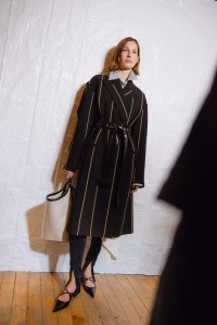 Backstage at the Proenza Schouler Spring 2025 ready-to-wear show at New York Fashion Week.