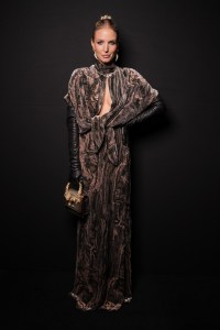 Leonie Hanne at Roberto Cavalli Spring 2025 Ready-To-Wear Collection at Milan Fashion Week