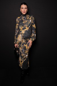 Giulia Salemi at Roberto Cavalli Spring 2025 Ready-To-Wear Collection at Milan Fashion Week