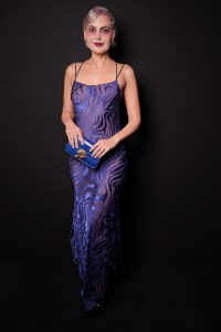 Tamaraah Al Gabaani at Roberto Cavalli Spring 2025 Ready-To-Wear Collection at Milan Fashion Week