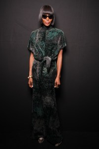 Naomi Campbell at Roberto Cavalli Spring 2025 Ready-To-Wear Collection at Milan Fashion Week