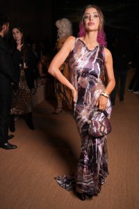 Annabella Hilal at Roberto Cavalli Spring 2025 Ready-To-Wear Collection at Milan Fashion Week