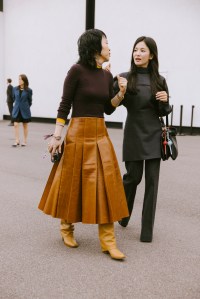 Street style at Milan Fashion Week Spring 2025