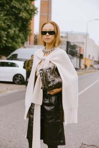 Street style at Milan Fashion Week Spring 2025