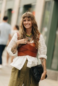 Street style at New York Fashion Week Spring 2025