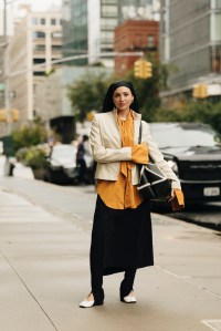 Street style at New York Fashion Week Spring 2025