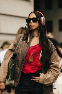Street style at New York Fashion Week Spring 2025