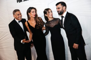 George Clooney, Amal Clooney, Nadia Murad and Abid Shamdeen