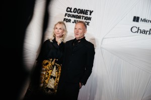 Trudie Styler and Sting
