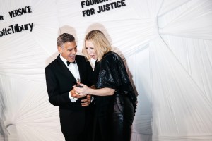 George Clooney and Cate Blanchett