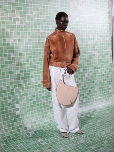 Backstage at the Tory Burch spring 2025 ready-to-wear show at New York Fashion Week.