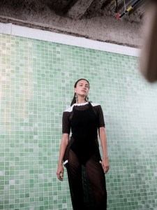 Backstage at the Tory Burch spring 2025 ready-to-wear show at New York Fashion Week.