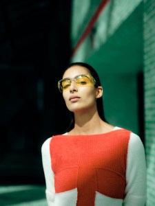 A preview of the Tory Burch Spring 2025 collection, showing at the Domino Sugar Factory.
