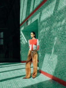 A preview of the Tory Burch Spring 2025 collection, showing at the Skylight at the Refinery.